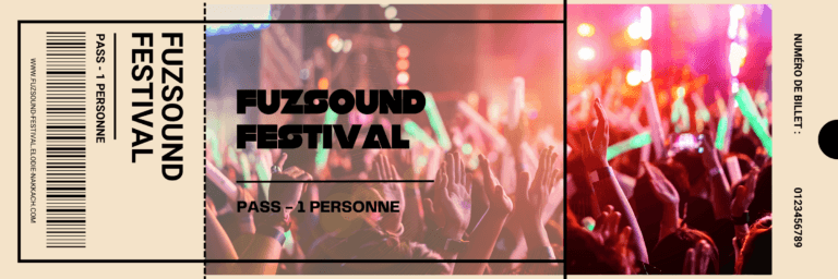 Bannière Billetterie du Fuzsound Festival